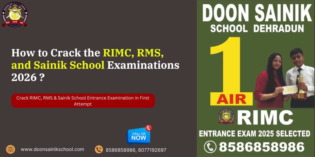 How To Crack RIMC, RMS, and Sainik School Exam