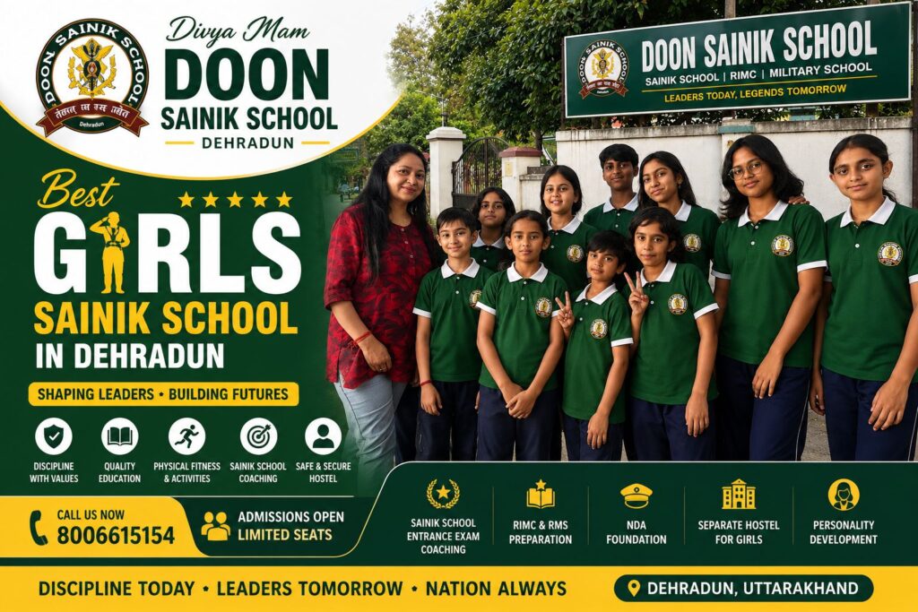 Best Girls Sainik School in Dehradun