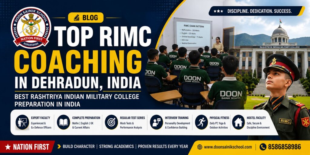 Top RIMC Coaching in Dehradun India